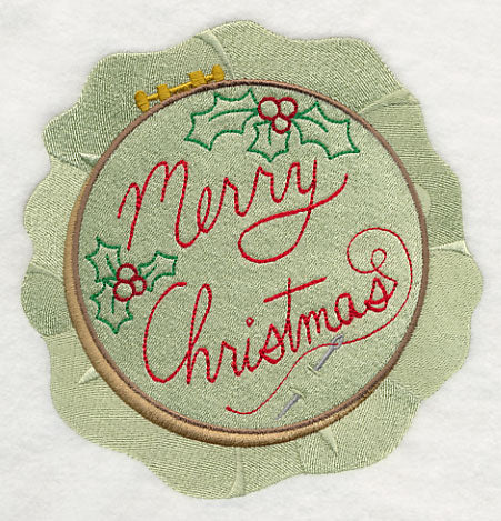 Crafty Christmas Embroidery - Merry
