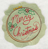Crafty Christmas Embroidery - Merry