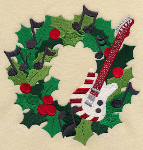 Rock 'n' Roll Christmas Wreath
