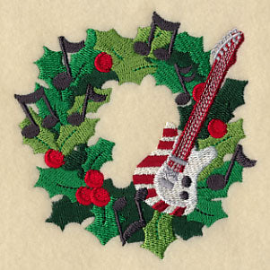 Rock 'n' Roll Christmas Wreath