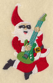 Rock 'n' Roll Christmas Santa