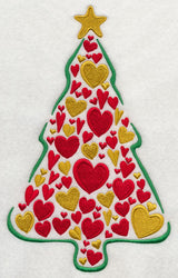 Christmas Tree of Hearts