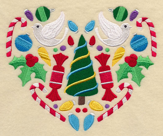 Festive Christmas Heart - Tree