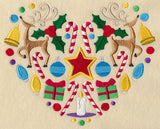 Festive Christmas Heart - Star