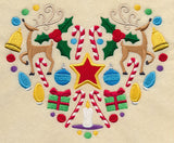 Festive Christmas Heart - Star