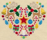 Festive Christmas Heart - Star
