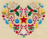 Festive Christmas Heart - Star