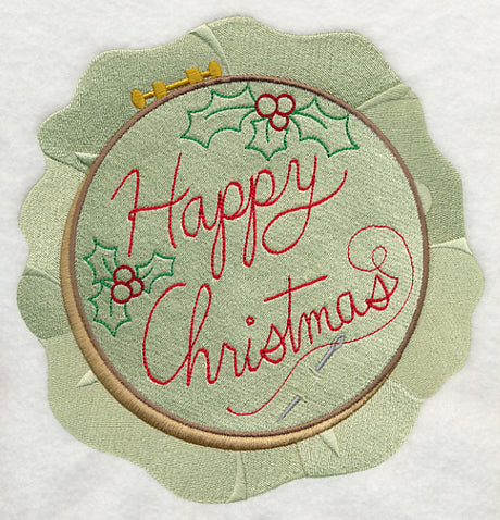 Crafty Christmas Embroidery - Happy