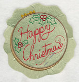 Crafty Christmas Embroidery - Happy