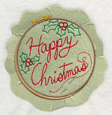 Crafty Christmas Embroidery - Happy