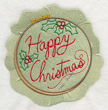 Crafty Christmas Embroidery - Happy