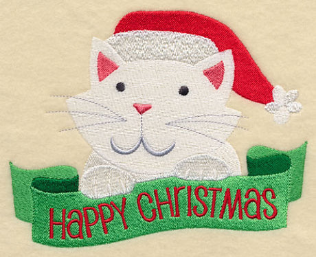 Christmas Kitty - Happy