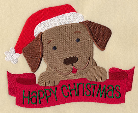 Christmas Puppy - Happy