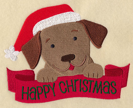 Christmas Puppy - Happy