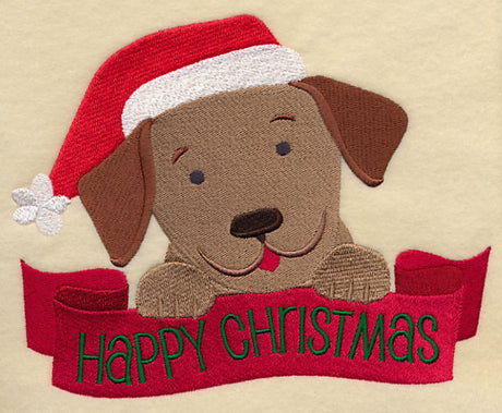 Christmas Puppy - Happy