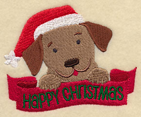 Christmas Puppy - Happy