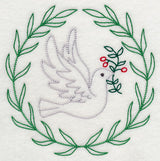 Dove with Holly (Vintage)