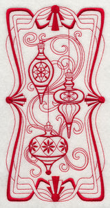 Art Nouveau Ornaments (Redwork)
