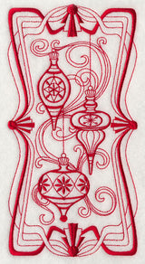 Art Nouveau Ornaments (Redwork)