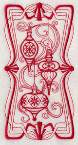 Art Nouveau Ornaments (Redwork)