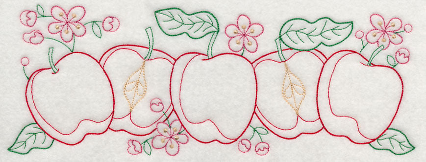 Apple Time Border (Vintage)