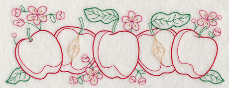 Apple Time Border (Vintage)
