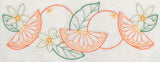 Orange & Blossom Border (Vintage)