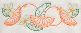 Orange & Blossom Border (Vintage)