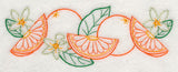 Orange & Blossom Border (Vintage)