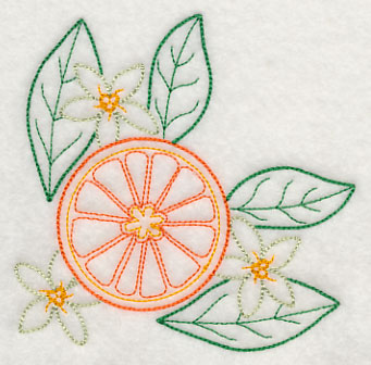 Orange & Blossom Corner (Vintage)