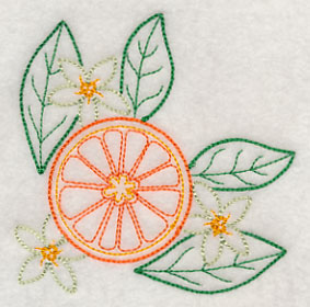 Orange & Blossom Corner (Vintage)