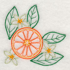 Orange & Blossom Corner (Vintage)