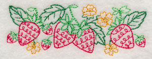 Summer Strawberry Border (Vintage)