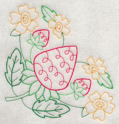 Summer Strawberry Corner (Vintage)