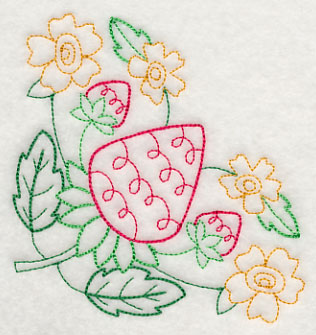 Summer Strawberry Corner (Vintage)