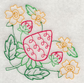 Summer Strawberry Corner (Vintage)