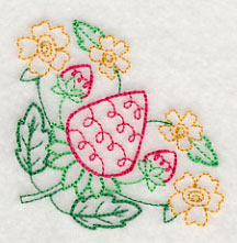 Summer Strawberry Corner (Vintage)