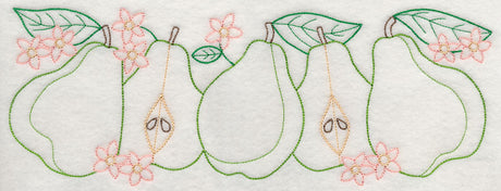Pear Delight Border (Vintage)