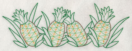 Juicy Pineapple Border (Vintage)