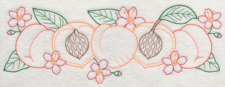 Fresh Peach Border (Vintage)