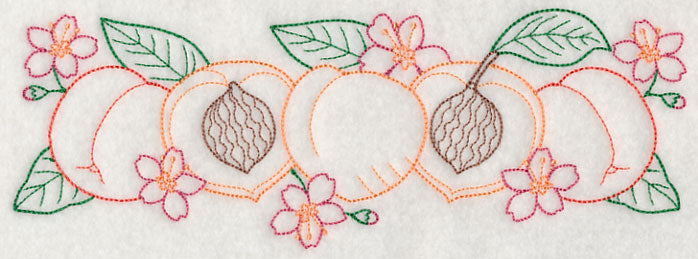 Fresh Peach Border (Vintage)