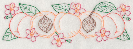 Fresh Peach Border (Vintage)