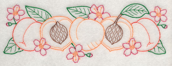 Fresh Peach Border (Vintage)