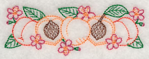 Fresh Peach Border (Vintage)