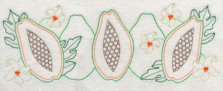 Sweet Papaya Border (Vintage)