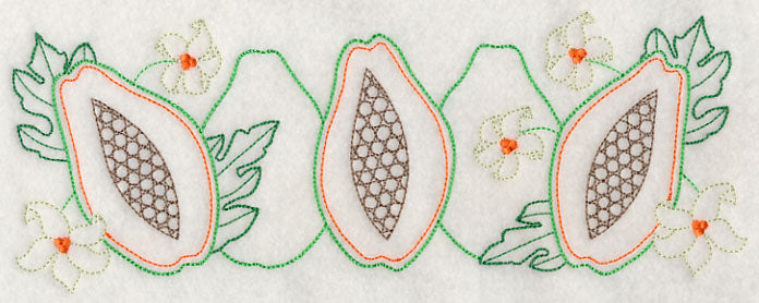 Sweet Papaya Border (Vintage)