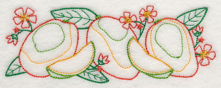 Bright Mango Border (Vintage)
