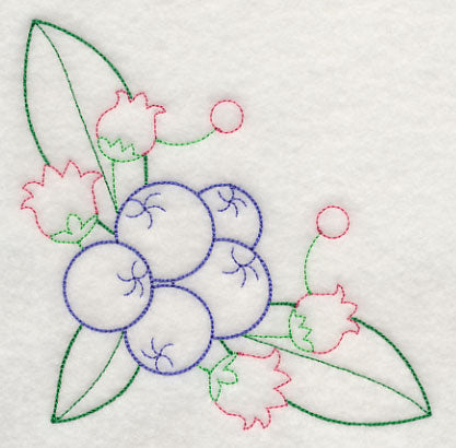 Bursting Blueberry Corner (Vintage)