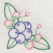 Bursting Blueberry Corner (Vintage)