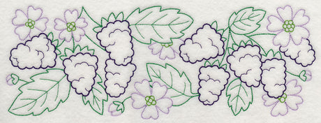 Wild Blackberry Border (Vintage)